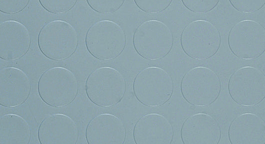 COPRIPAVIMENTO IN PVC BOLLATO GRIGIO Rt. Mtl 25x mt.2 h spess. mm.1 50.00 mq