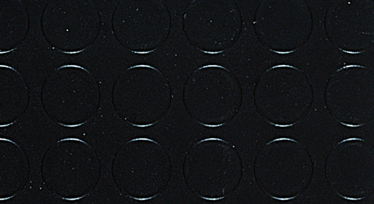 COPRIPAVIMENTO IN PVC BOLLATO NERO Rt. Mtl 25x mt.2 h spess. mm.1 50.00 mq