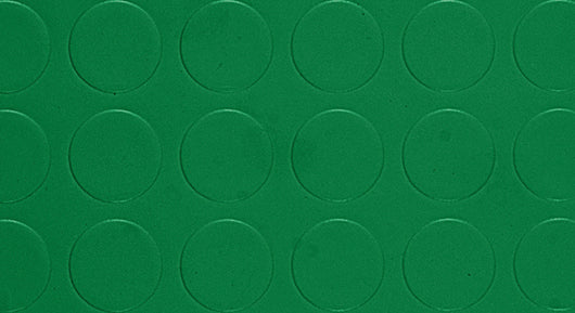 COPRIPAVIMENTO IN PVC BOLLATO VERDE Rt. Mtl 25x mt.1 h spess. mm.1,3 25.00 mq