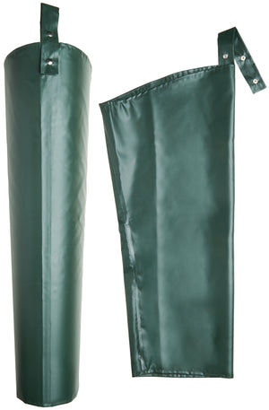 COSCIALI NYLON BISPALMATO IN PVC 350 gr/mq Col. Verde  Mis. M