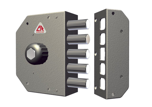 CR SERRATURA LEGNO APPL. CIL/POMPA C/POMOLO Art. 3000 E. 60,5 Dx