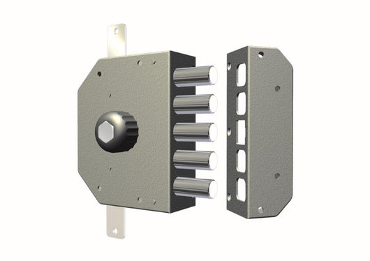 CR SERRATURA LEGNO APPL. CIL/POMPA TRIP. C/POMOLO Art. 3200 P E.60,5 Dx