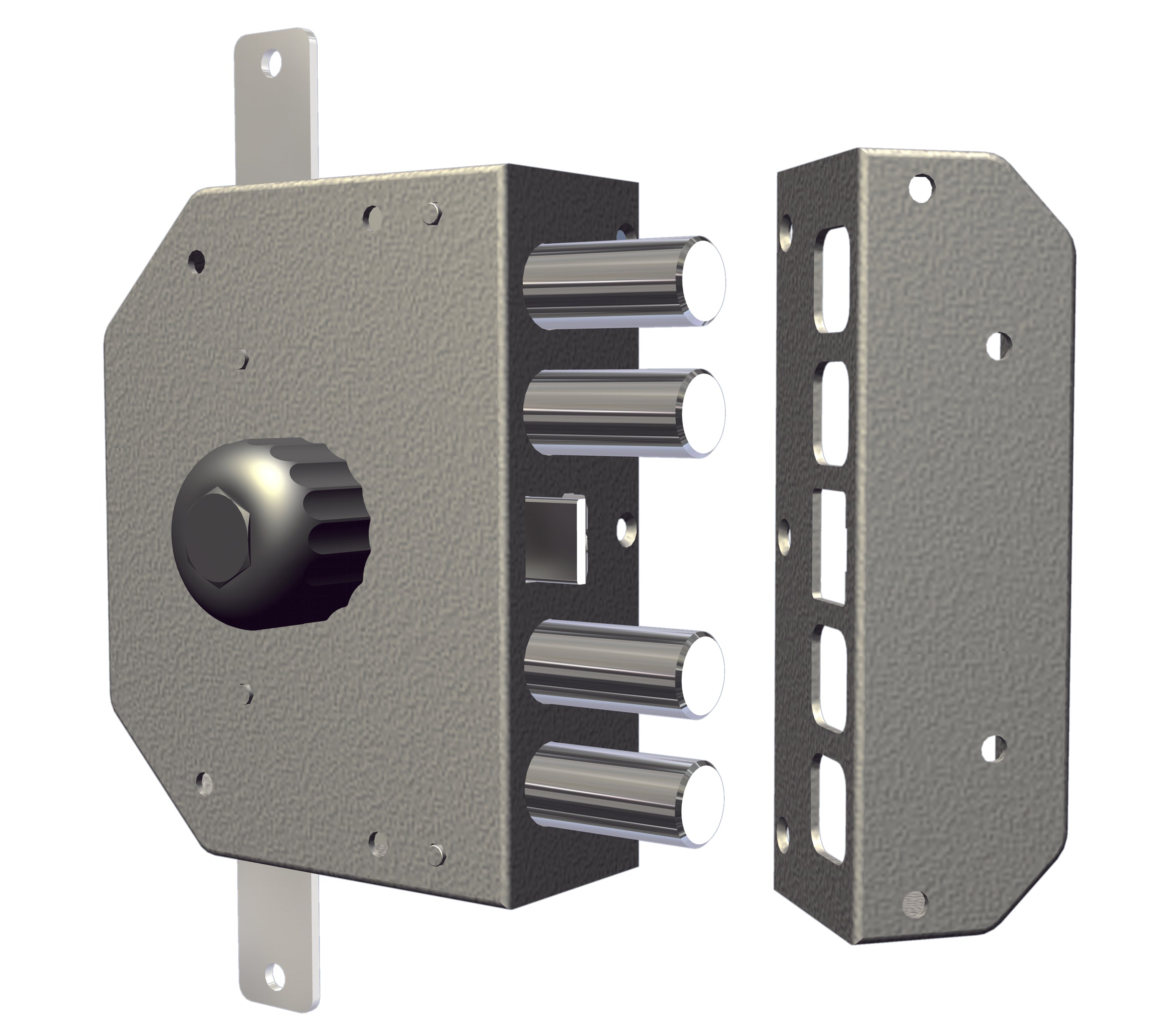 CR SERRATURA LEGNO APPL. CIL/POMPA+S TRIP.C/POMOLO Art. 3250 P E.60,5 Dx