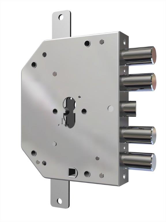 CR SERRATURA PORTE BLINDATE APPL. 2M+S TRIP.CIL/EUROPEO Art. 2155/28 PE E.60,5 Dx