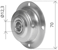 CUSCINETTO TONDO TIPO PALERMO Ø mm. 70 foro rullino Ø mm. 12,3