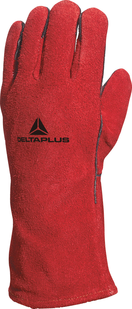 Deltaplus GUANTI IN CROSTA PER SALDATORE Col. Rosso tg. 10 - cm. 35 12.00 paia