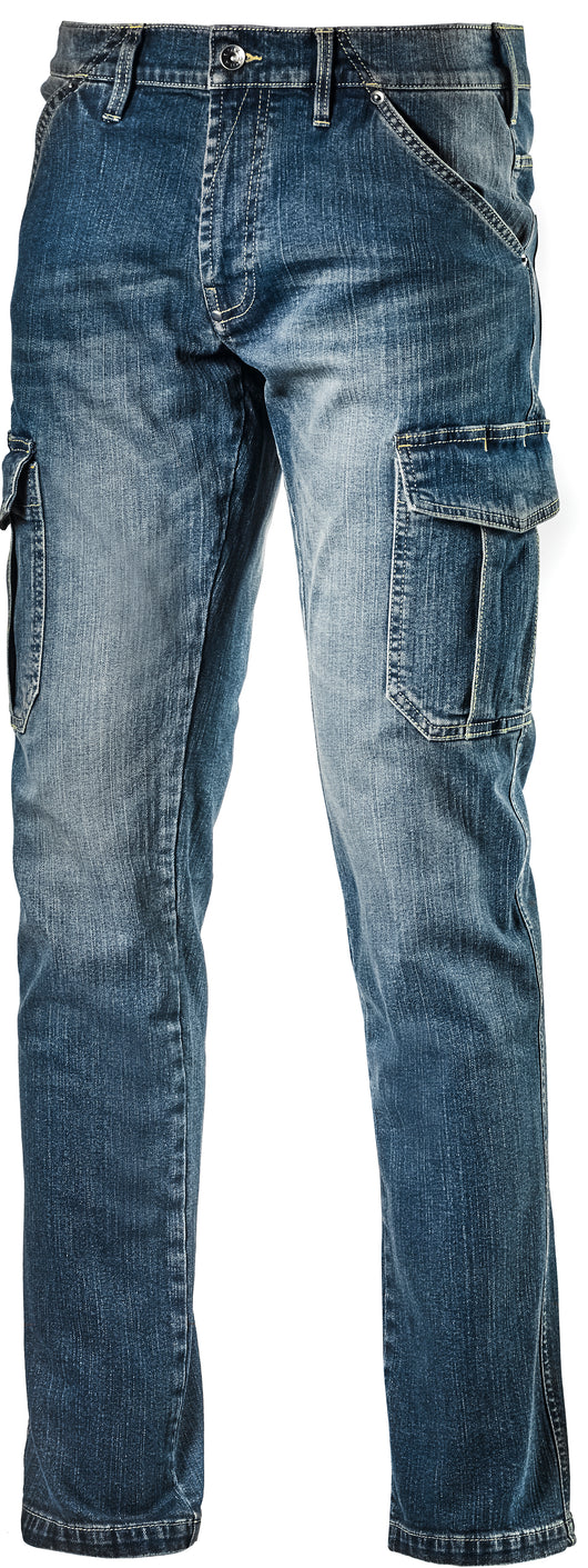 Diadora PANTALONE JEANS CARGO DENIM Col. Blu Mis. 30 (46)