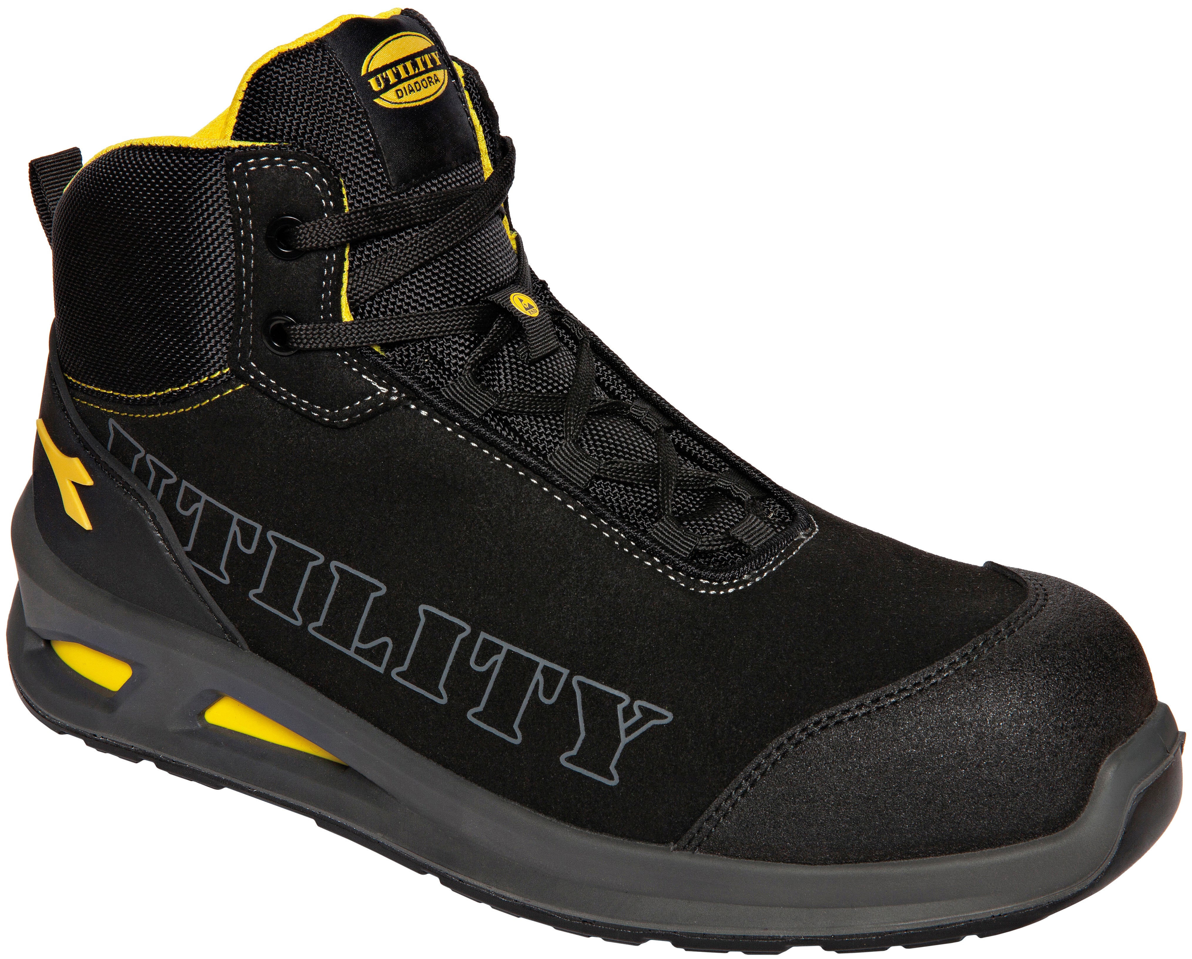 Diadora SCARPE ANTINFORTUNISTICA ALTE S3L FO SR ESD SMART SOFTBOX MID Col.Nero Mis.46