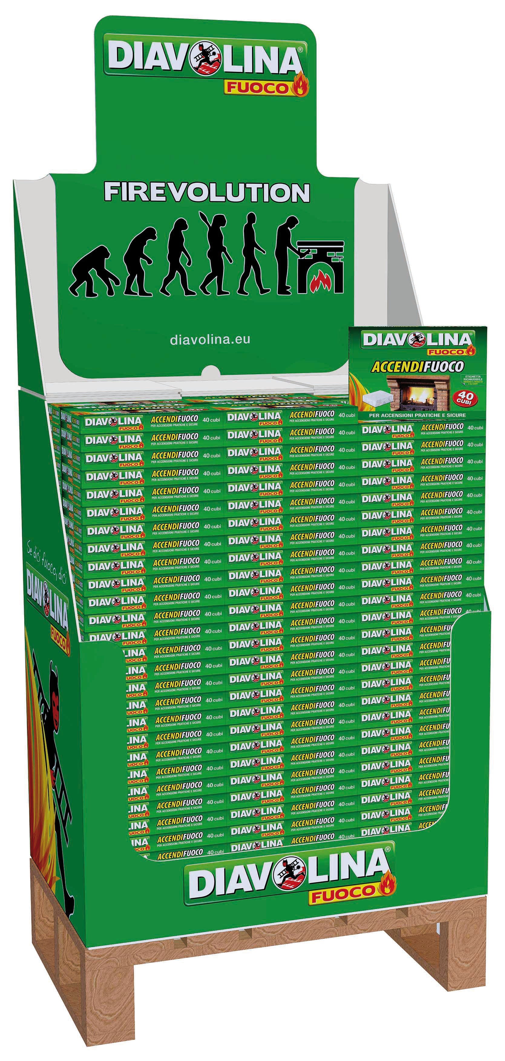 Diavolina ACCENDIFUOCO 40 cubetti - esp.270 pz.