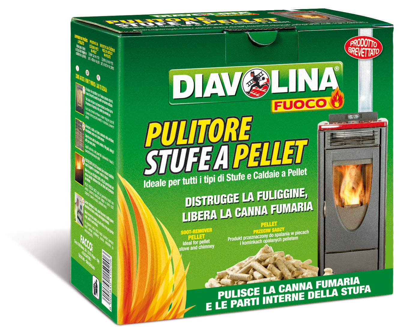 Diavolina PELLET SPAZZACAMINO 10.00 pz