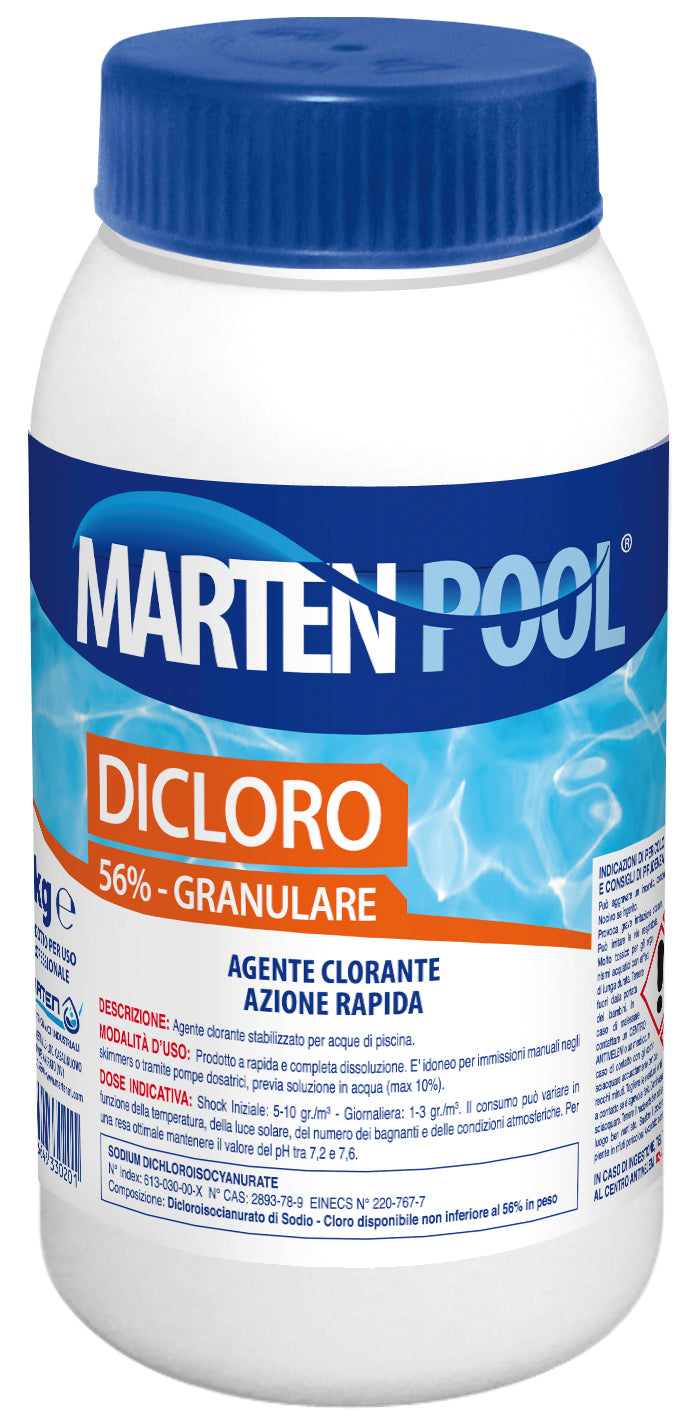 DICLORO GRANULARE  kg. 1 12.00 pz
