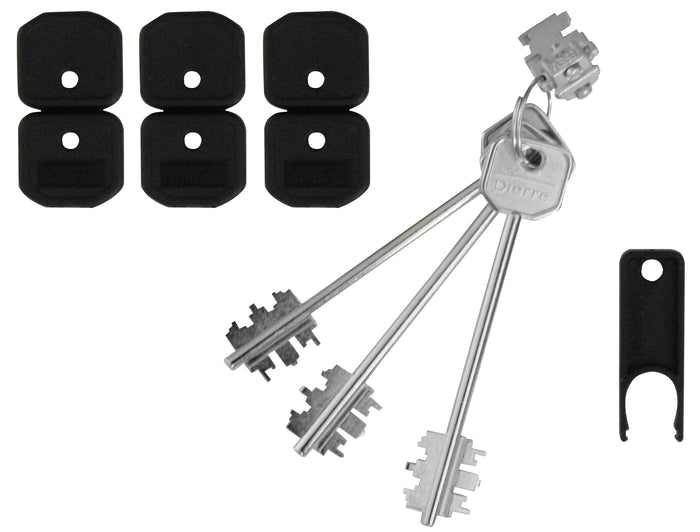 Dierre Atra BLOCCHETTO CON 3 CHIAVI PER SERRATURE Art. BLO 3210 mm. 116
