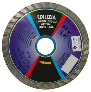 DISCO DIAMANTATO UNIVERSALE CORONA CONTINUA  Ø mm. 115