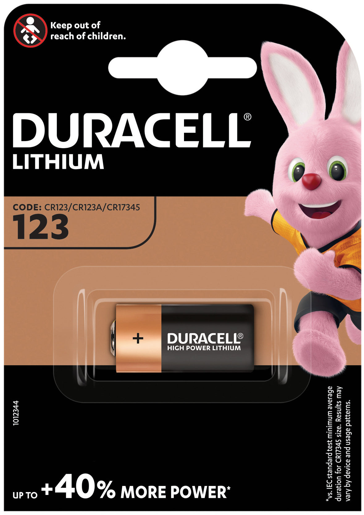 Duracell PILA AL LITIO PER FOTOCAMERA DIGITALE 123 1 PZ. 10.00 pz