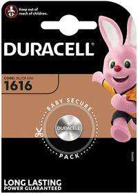 Duracell PILA AL LITIO SPECIALISTICA BOTTONE 1616 1 PZ. 10.00 pz