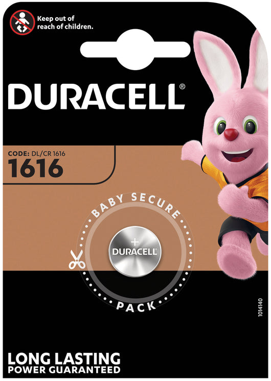 Duracell PILA AL LITIO SPECIALISTICA BOTTONE 1616 1 PZ. 10.00 pz