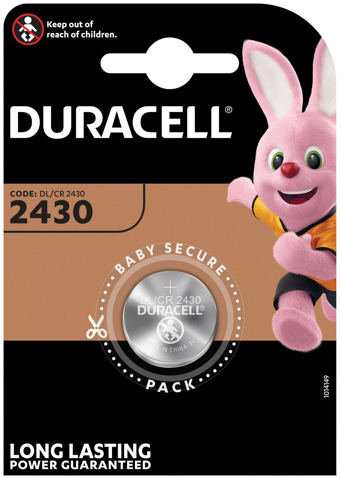 Duracell PILA AL LITIO SPECIALISTICA BOTTONE 2430 1 PZ. 10.00 pz