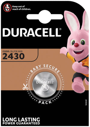 Duracell PILA AL LITIO SPECIALISTICA BOTTONE 2430 1 PZ. 10.00 pz
