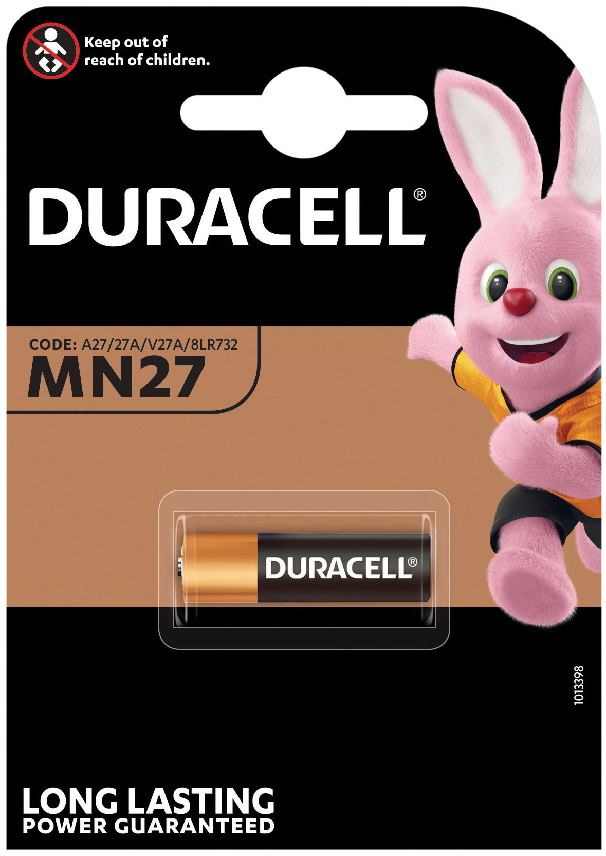 Duracell PILA ALCALINA SECURITY MN27 1 PZ. 10.00 pz