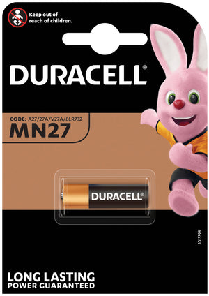 Duracell PILA ALCALINA SECURITY MN27 1 PZ. 10.00 pz