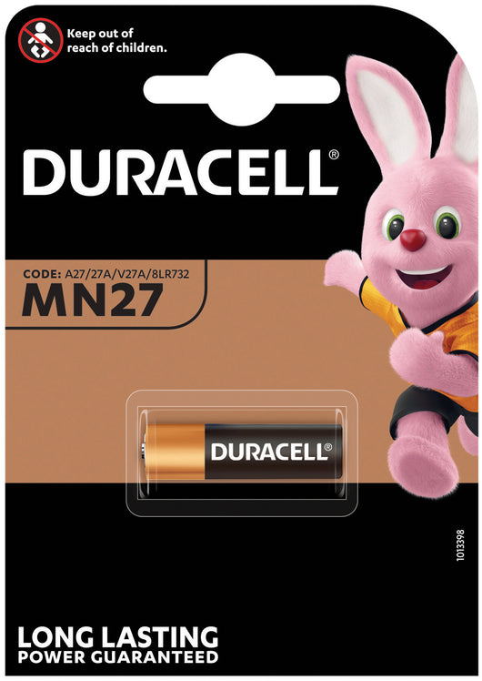 Duracell PILA ALCALINA SECURITY MN27 1 PZ. 10.00 pz