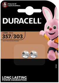 Duracell PILA SILVER OXIDE SPECIALISTICA BOTTONE 357/303 2 PZ. 10.00 confezioni