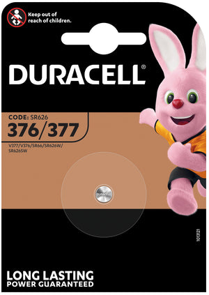 Duracell PILA SILVER OXIDE SPECIALISTICA BOTTONE 377 1 PZ. 10.00 pz