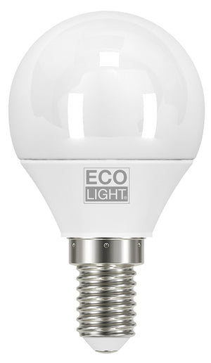 Ecolight LAMPADA A LED MINI GLOBO E14 luce calda 6 W 10.00 pz