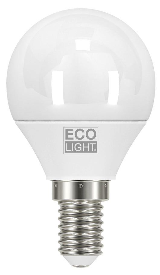 Ecolight LAMPADA A LED MINI GLOBO E14 luce calda 6 W 10.00 pz