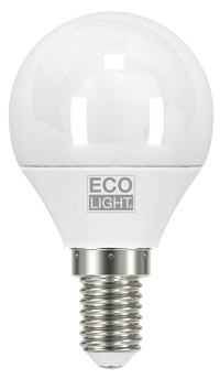 Ecolight LAMPADA A LED MINI GLOBO E14 luce fredda 3 W 10.00 pz