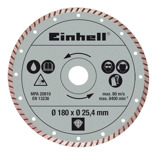 Einhell DISCO DIAMANTATO PER TAGLIAPIASTRELLE  mm. 180x25,4x2,2