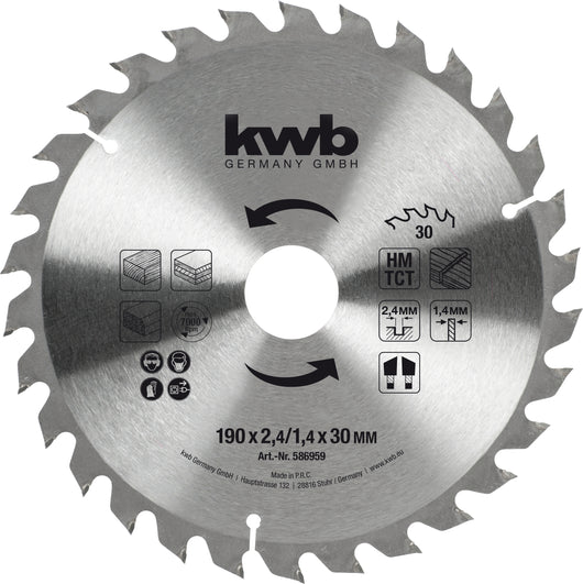 Einhell DISCO PER SEGA CIRCOLARE TH-CS 1400/1  mm.190x30 30 denti