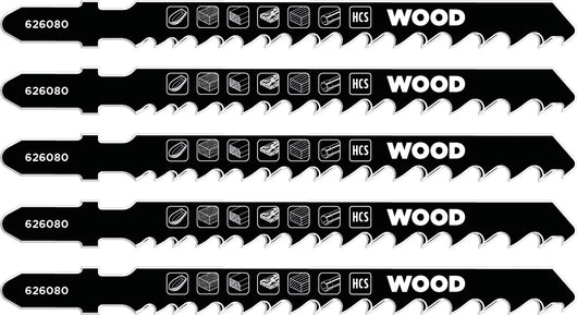 Einhell LAMA PER SEGHETTO ALTERNATIVO  5 PZ. Legno e laminati taglio medio 5.00 confezioni