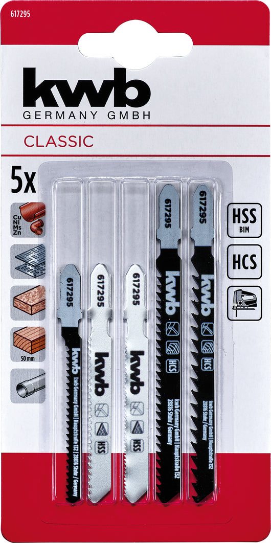 Einhell LAMA PER SEGHETTO ALTERNATIVO  5 PZ. Legno, metallo, pvc 6.00 confezioni