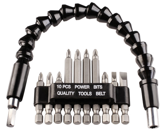 Einhell SET BITS CON ALBERINO FLESSIBILE 11 PEZZI