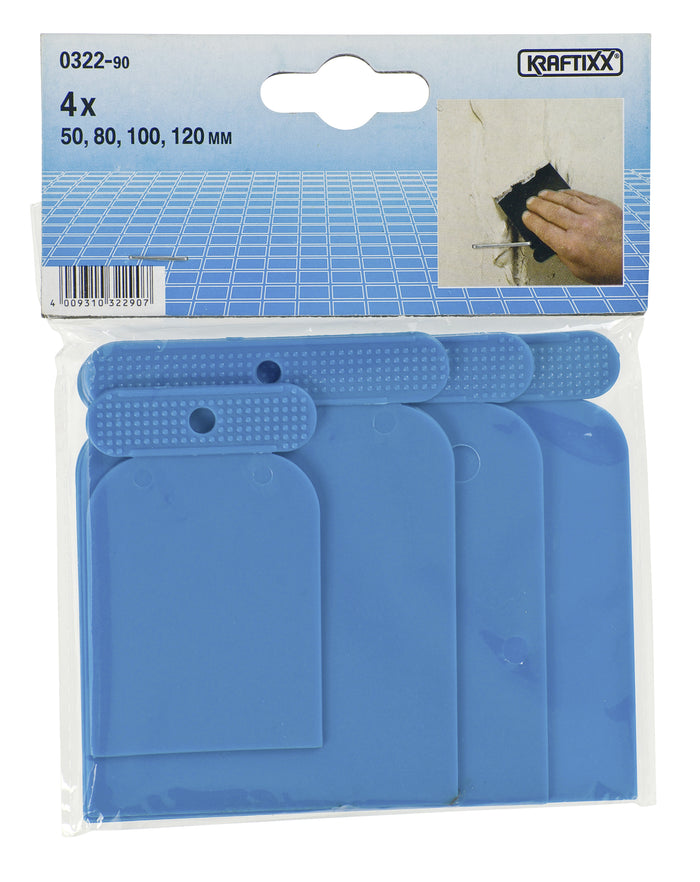 Einhell SET SPATOLE IN PLASTICA 4 PZ.  mm. 50/80/100/120 10.00 confezioni