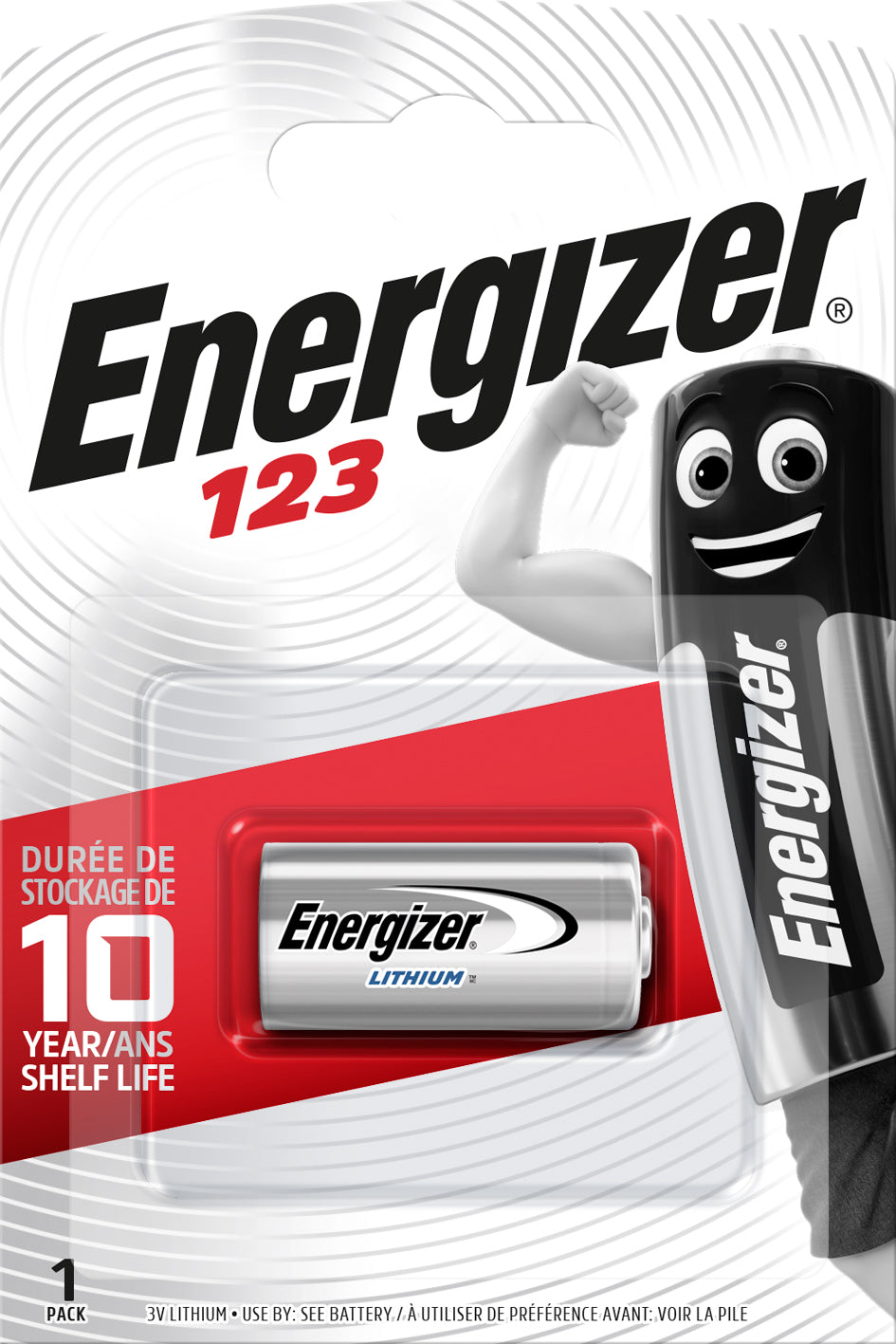 Energizer PILA AL LITIO LITHIUM PHOTO 123 3V 1 PZ. 6.00 pz