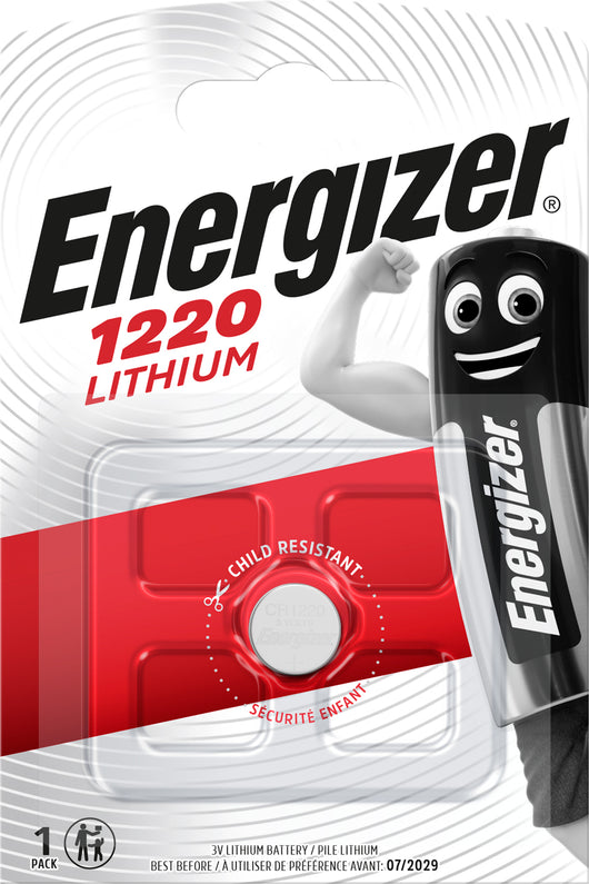 Energizer PILA AL LITIO SPECIALISTICA BOTTONE 1220 3V-Ø mm. 12x2 h 1 PZ. 10.00 pz