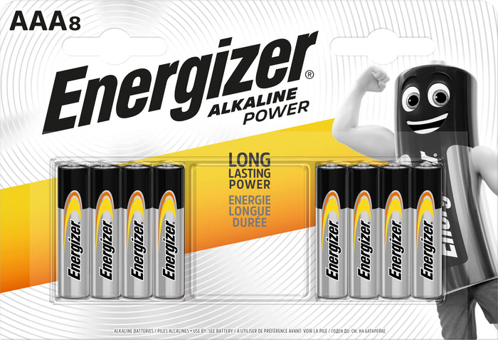 Energizer PILA ALCALINA SERIE ALKALINE POWER MINISTILO 1,5V 8 PZ. 12.00 confezioni