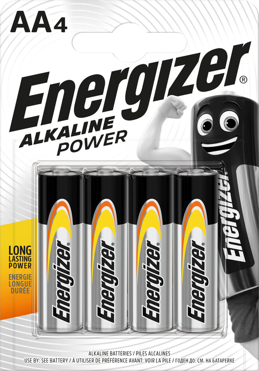 Energizer PILA ALCALINA SERIE ALKALINE POWER STILO 1,5V 4 PZ. 24.00 confezioni
