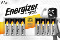 Energizer PILA ALCALINA SERIE ALKALINE POWER STILO 1,5V 8 PZ. 12.00 confezioni