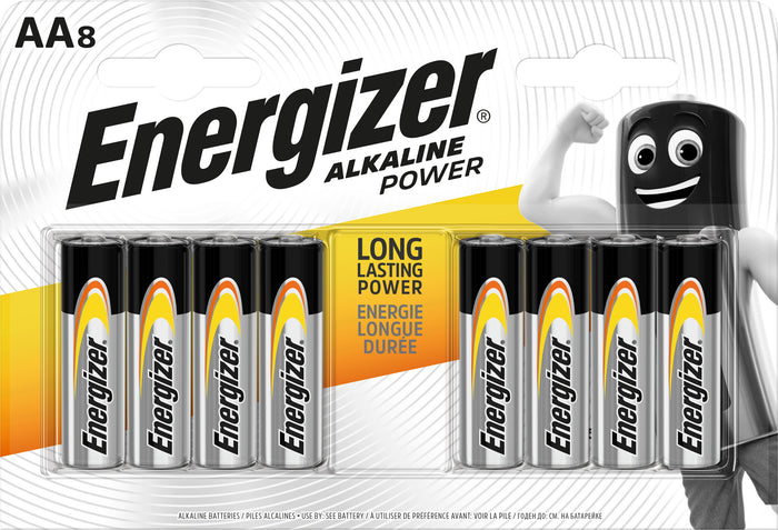 Energizer PILA ALCALINA SERIE ALKALINE POWER STILO 1,5V 8 PZ. 12.00 confezioni