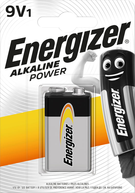 Energizer PILA ALCALINA SERIE ALKALINE POWER TRANSISTOR 9V 1 PZ. 12.00 pz