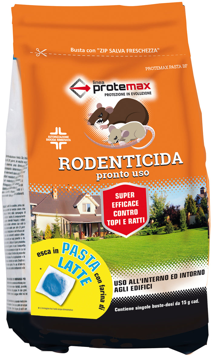 ESCA TOPICIDA IN PASTA BLU 1 busta kg. 1,53 (buste dosi da gr. 15) 8.00 pz