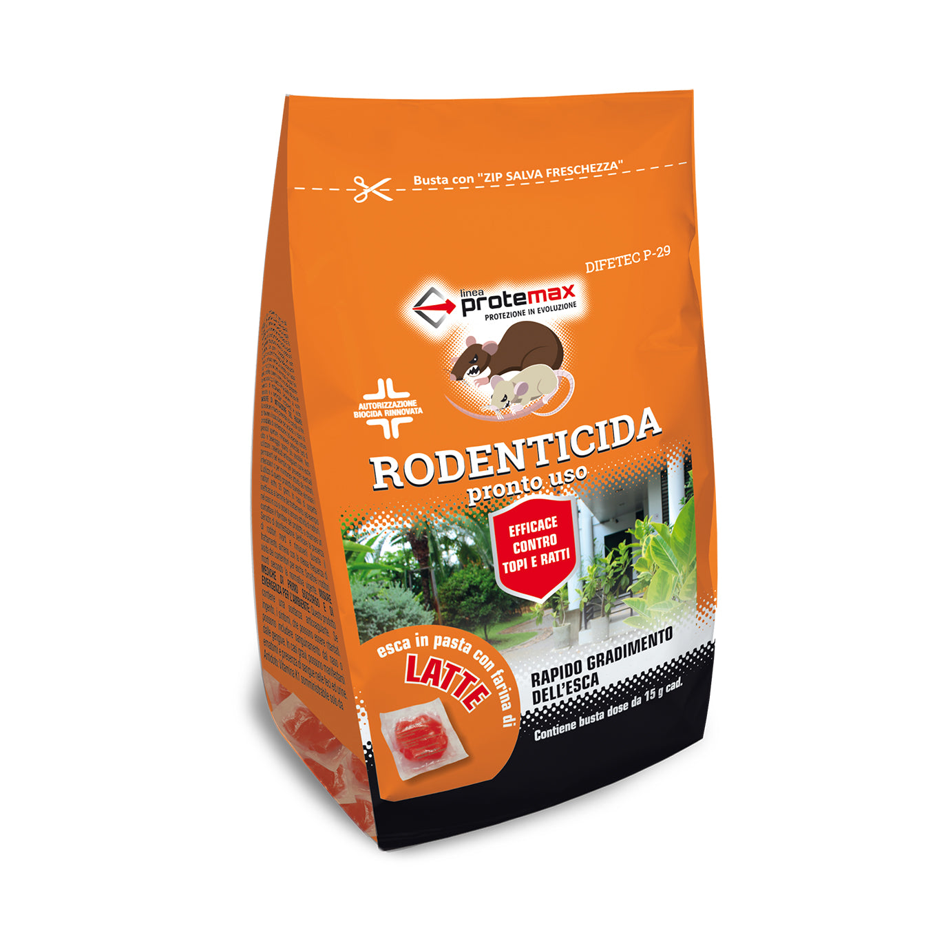 ESCA TOPICIDA IN PASTA ROSSA  gr. 150 (10 x gr. 15) 24.00 pz