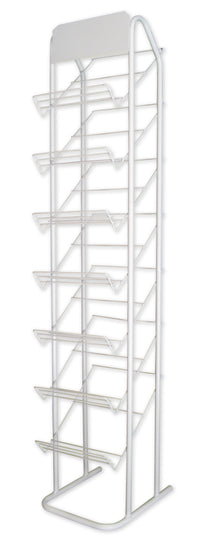 ESPOSITORE PER PLASTICA ADESIVA CapacitÃE 28 rotoli-7 ripiani cm. 34,5x40x172h