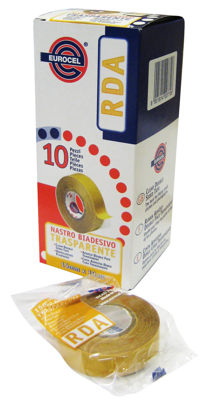 Eurocel NASTRO BIADESIVO mm. 15x10 mt. col. Trasparente