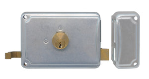 F.lli Facchinetti SERRATURA FERRO APPL. 2M+S ZINCATA Art. P27 E. 60 Dx