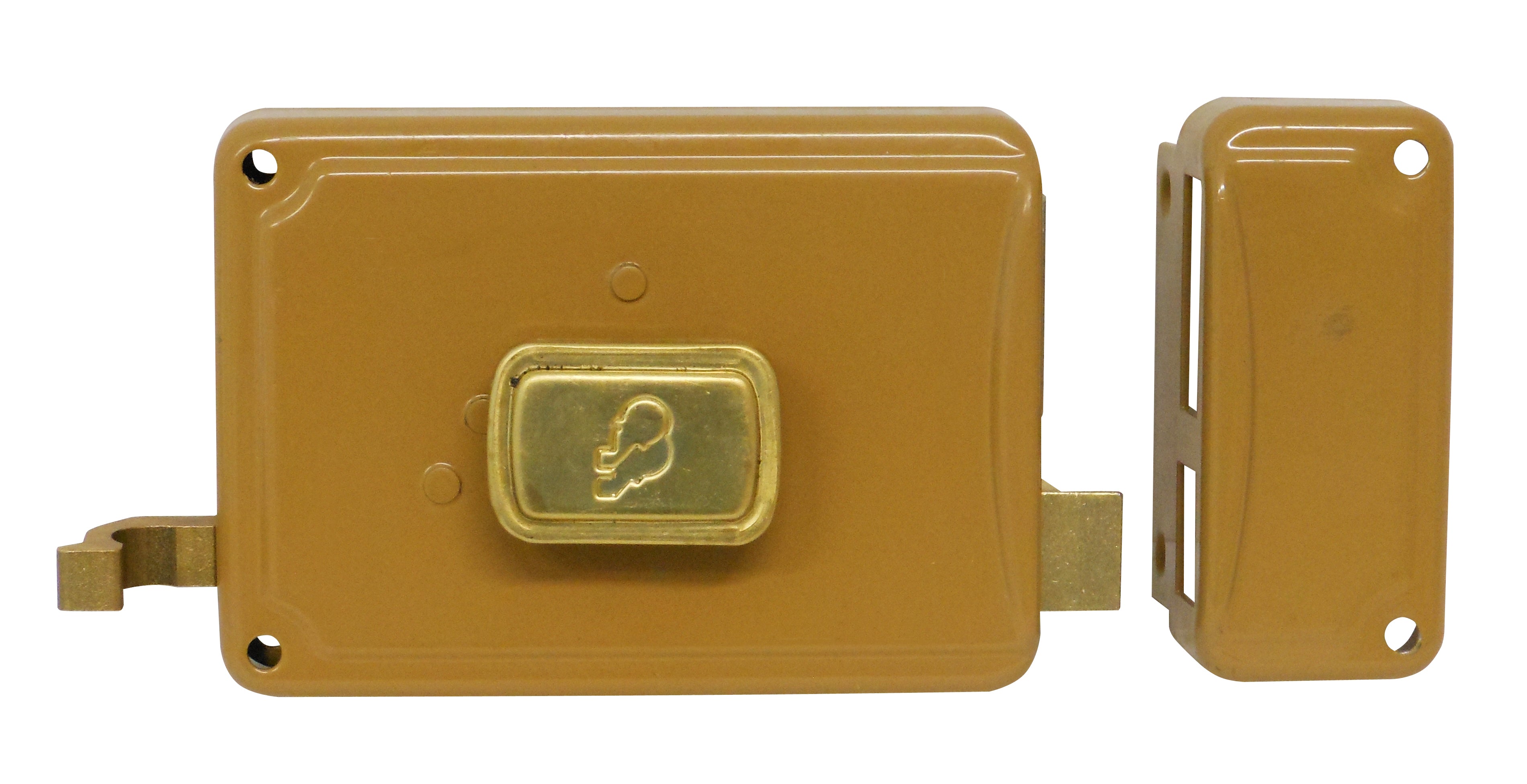 F.lli Facchinetti SERRATURA LEGNO APPL.2M+S CIL/STAC. C/POMOLO Art. P22 E. 70 Dx