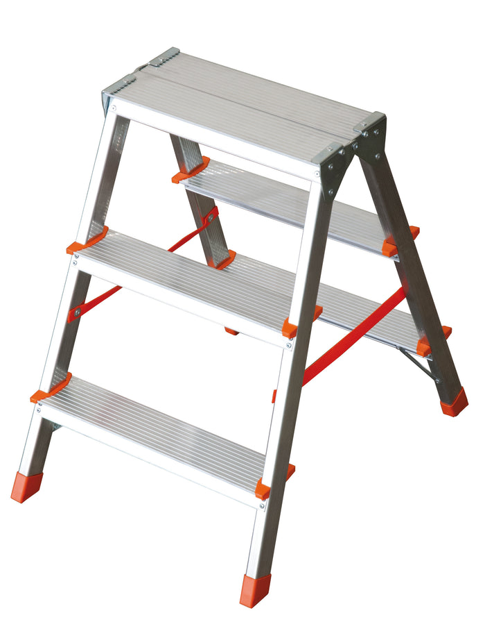 Facal SGABELLO IN ALLUMINIO FILO doppia salita 3 gradini